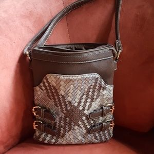 Brown crossbody purse